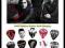 30 SECONDS TO MARS Guitar Picks Autografy DISPLAY