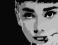 g2k..Audrey Hepburn..pop art.50x70, akryl, płótno
