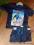 PRIMARK T-SHIRT KROTKIE SPODENKI NAVY 104CM