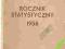 Rocznik statystyczny 1958 PRL statystyka ekonomia