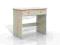 Meble sosnowe Białe biurko drewniane OLA 1S