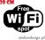 Naklejka WiFi Hotel, Biuro Restauracja free Wi-Fi