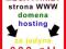 PROMOCJA: Projekt strony WWW+domena+hosting F-VAT