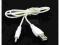 Kabel zasilający Ładowarka USB - DC 3,5mm Biały