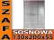 #### Szafa DREWNIANA GRENADA 3D 130cm sosna # biel