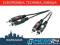Kabel audio SpeaKa Professional 1,5 m czarny WAW