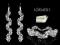 Komplet biżuterii Swarovski Elements KP57 crystal