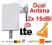 ANTENA DUAL LTE MODEM HUAWEI B593 2x 15dB MF283+