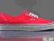 VANS AUTHENTIC R.46 TRAMPKI CZERWONE EE3RED