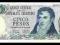 Argentyna 5 pesos 1974-76r. P-294 seria B