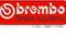 NASZYWKA termo-naszywka - BREMBO haft 120 x40 mm