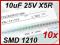 10uF 25V SMD 1210 TDK kondensator [10szt] #C113