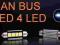 RURKOWA Żarówka LED CAN BUS 4 SMD Diody C5W 42 mm