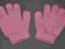 Rękawiczki magiczne różowe ok. 4-5 lat 110