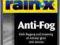 RAIN-X ANTI-FOG zapobiega parowaniu szyb