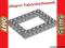 LEGO parts technic ramka 6x8 szary 32532