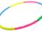 Kolorowe Koło Hula Hoop - Składane 8 Elementów