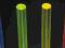 Pręt plexi,pleksi,pmma fluo zielony 10 mm - 1 mb