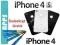Klapka Obudowa Tył Panel iPhone 4S Biała Czarna