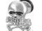Fake plug ze stali - czaszka pirata z oringiem