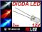 Dioda LED Super jasna clear 3 mm prawdziwe 12V