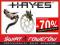 WYPRZEDAŻ HAYES ryde v8 HAMULEC I TARCZA 203mm