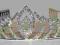 Cyrkonie diadem ślubny korona tiara z cyrkoniami