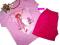 różowa piżamka LENIUCHOWO, miła bawełna 116 cm