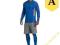 UNDER ARMOUR BLUZA FITTED MOCK NIEBIESKI 1249976 M