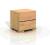 Meble drewniane - Bukowa szafka nocna Sandemo High