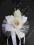 Przypinka do klapy butonierka stroik kwiat M08BZ