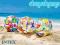 Kolorowa dmuchana piłka plażowa 51cm INTEX 59040