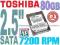 NOWY TOSHIBA 80GB 2.5'' SATA 7200 RPM = GW 36m FVT