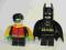 BATMAN KLASYCZNY + ROBIN figurka LEGO x2 Unikat