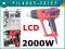 OPALARKA ELEKTRYCZNA 2000W LCD 80-600C DYSZE WALIZ