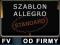 Szablon Allegro PAKIET STANDARD - FV, DLA FIRM!