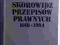 Skorowidz przepisów prawnych 1918-1984