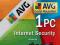 AVG Internet Security PL 2015 1 PC/1 ROK FV PROMO!