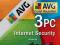 AVG Internet Security PL 2015 3 PC/1 ROK FV PROMO!