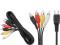 KABEL DIN 5- 4xWTYK RCA DŁUGOŚĆ 1,5m /1430