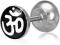 Fake plug ze stali z logo - Hindu