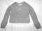 H&amp;M jasnoszary ażurowy sweter wiosna 134/140