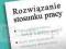 Rozwiązanie stosunku pracy - WYPRZEDAŻ!