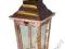 LAMPION DREWNO LATARNIA LAMPA RETRO PREZENT 74251