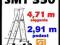 Drabina Magazynowa Aluminiowa SMT-350 FARAONE