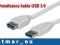 KABEL PRZEWÓD USB 3.0 A-B M/F 1.8m przedłużacz