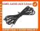 AK293A KABEL AUDIO JACK 3,5MM 1M CZARNY