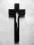 Krzyż nowoczesny z postacią Chrystusa, Czarny