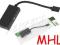 Adapter MHL microUSB HDMI Samsung Sony HTC kabelTV