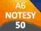 NOTESY A6 50 szt. + PROJEKT -offset- bloczki